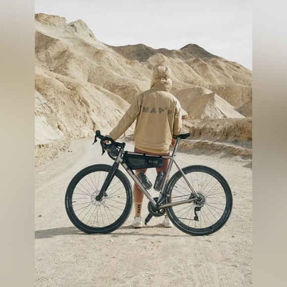 MAAP x The Arrivals Alt Road Jacket - Grey, Hooded Packable Quilted, Side Zips - Picture 12 of 12